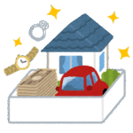 相続財産のイラスト