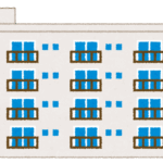 団地のイラスト